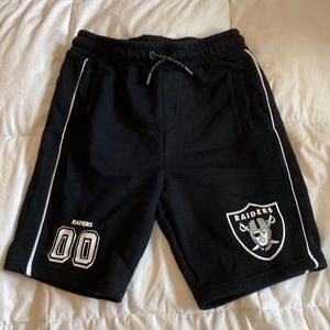 RAIDERS boys sweat shorts, pockets